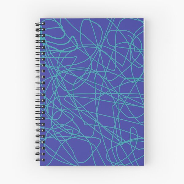 Item preview, abstract pattern in blue and mint green designed and sold by JustynaWarsaw.