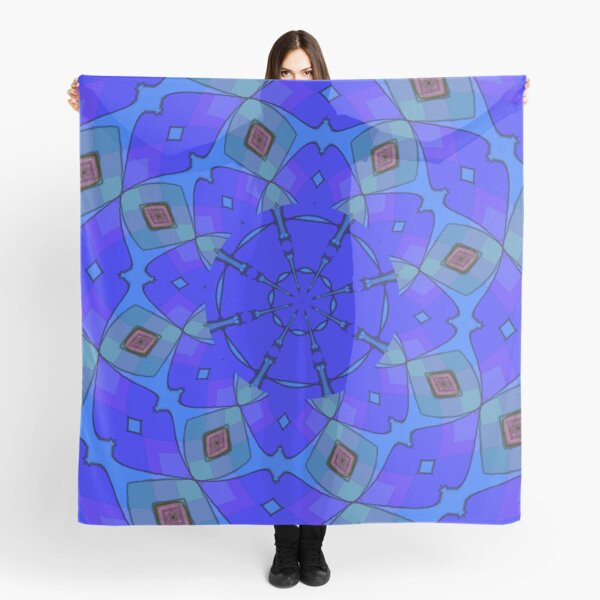 Modern Blue Scarf Scarf