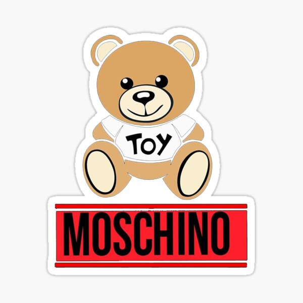 Moschino Bear Stickers | Redbubble