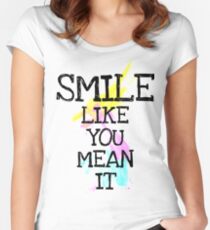smile like... Women's Fitted Scoop T-Shirt