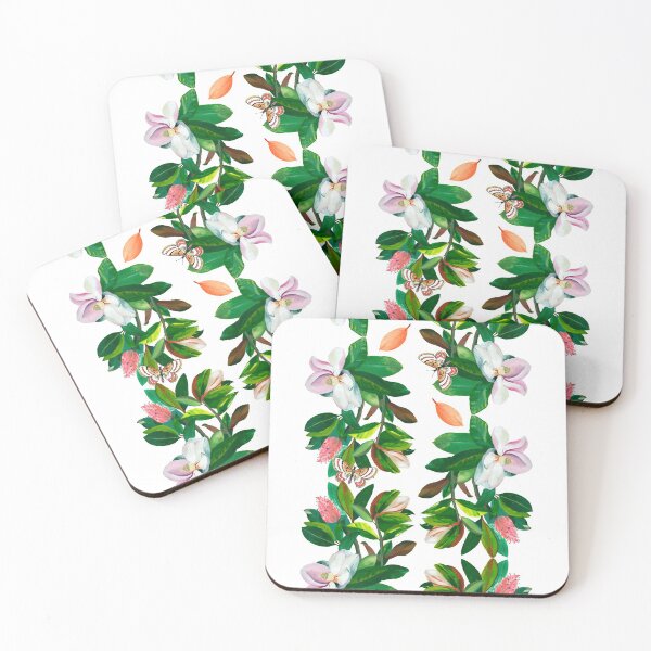Item preview, Reflected Magnolia with Butterflies designed and sold by Daniela Glassop.
