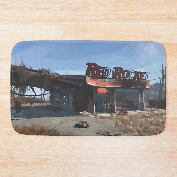 Item preview, Red Rocket Truck Stop Land scape designed and sold by Zombie_Mellon.