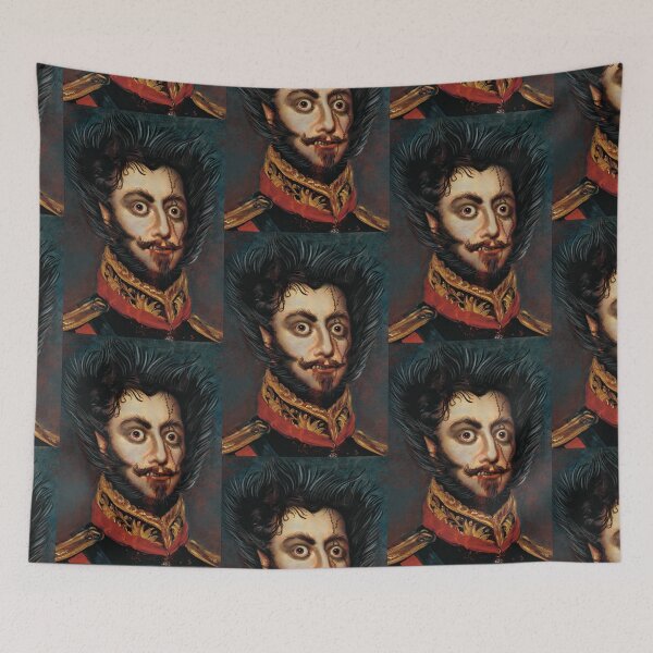 Item preview, Creepy wolfman portrait  designed and sold by Vintage Designs +.