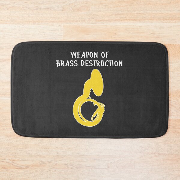 Item preview, Sousaphone - WEAPON OF BRASS DESTRUCTION - Funny Sousaphone Gift, marching band, brass band designed and sold by HEJAshirts.