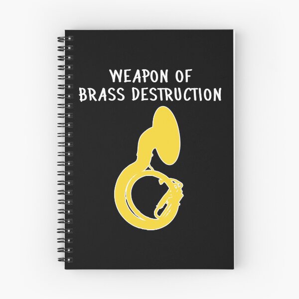 Item preview, Sousaphone - WEAPON OF BRASS DESTRUCTION - Funny Sousaphone Gift, marching band, brass band designed and sold by HEJAshirts.