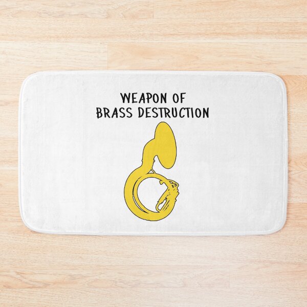 Item preview, Sousaphone - WEAPON OF BRASS DESTRUCTION - Funny Sousaphone Gift, marching band, brass band designed and sold by HEJAshirts.