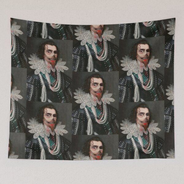 Item preview, Evil Undead Zombie duke portrait designed and sold by Vintage Designs +.