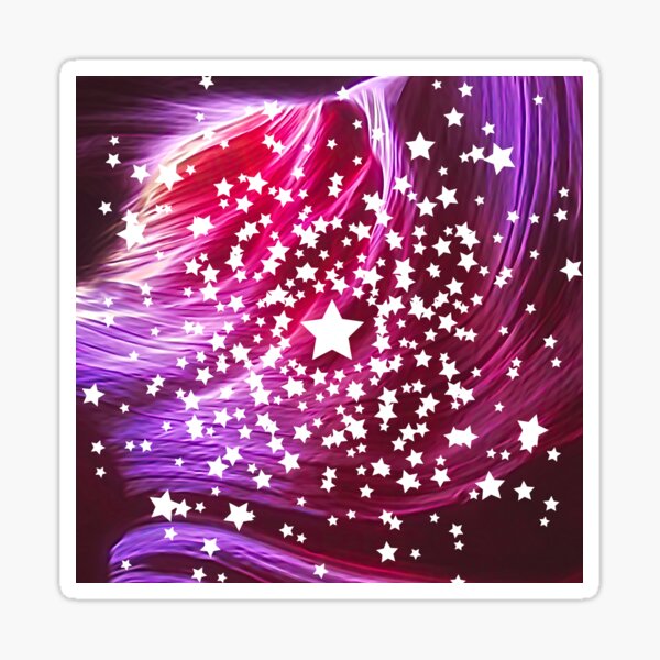 Abstract stars Sticker