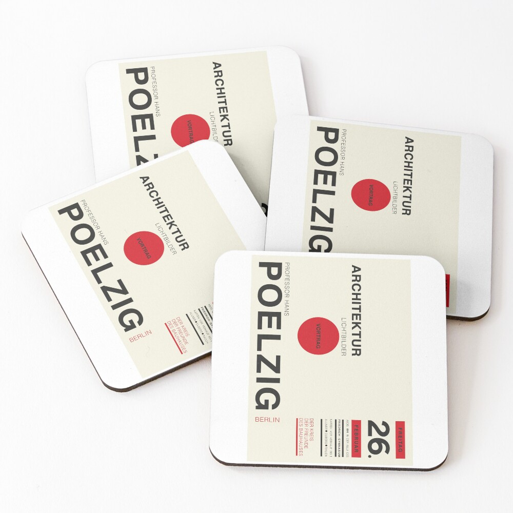 Bauhaus#11 Coasters (Set of 4)