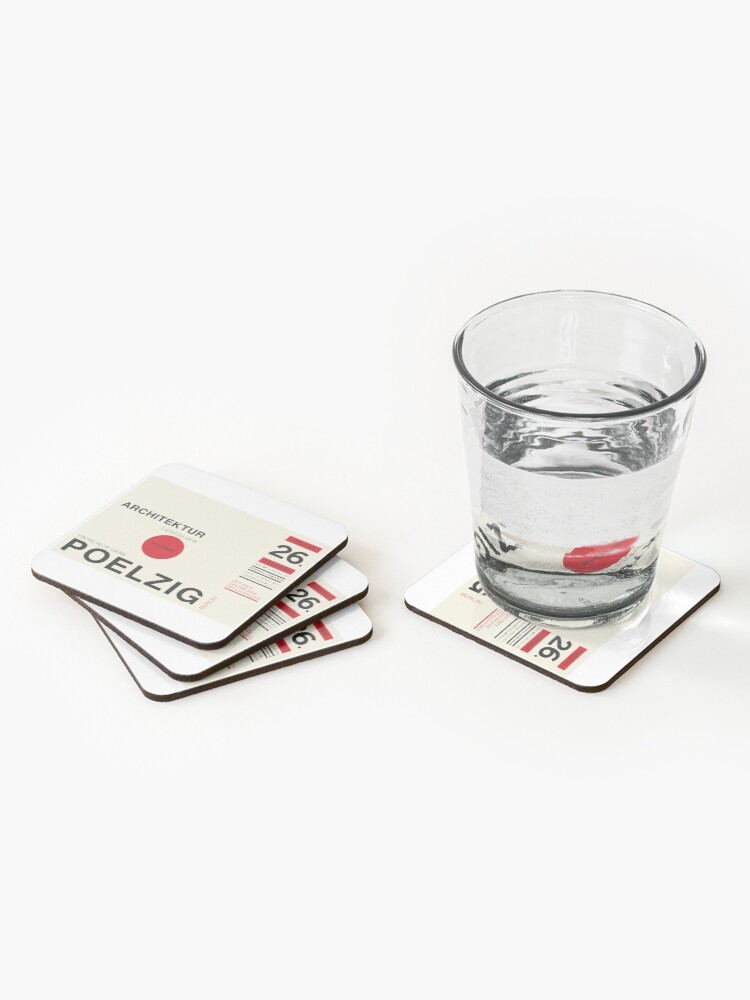 Alternate view of Bauhaus#11 Coasters (Set of 4)