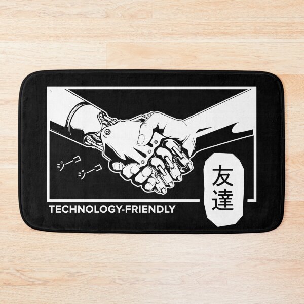 Item preview, Human and robot handshake. Friendship sign designed and sold by megaspy.