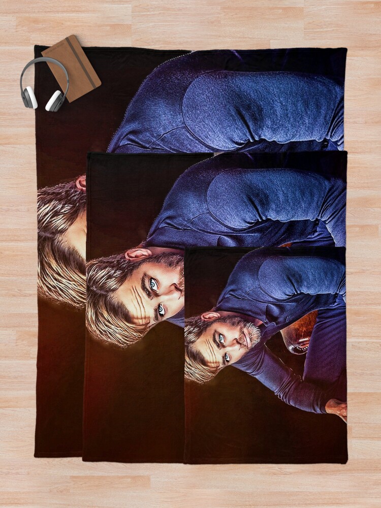 Alternate view of Chris Pine Throw Blanket