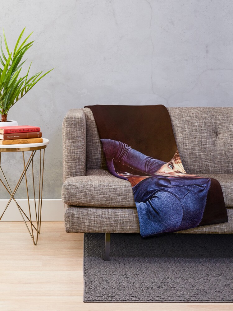 Alternate view of Chris Pine Throw Blanket