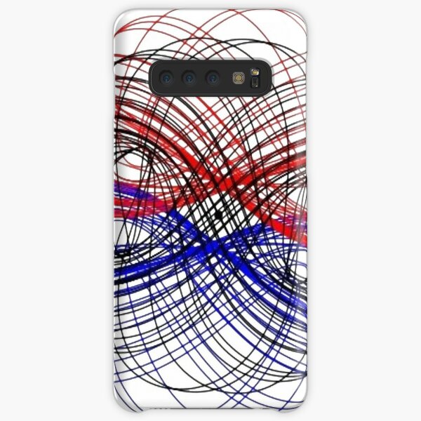#Illustration, #abstract, #design, #pattern, fractal, spiral, curve, deflect, geometry, shape, technology, art Samsung Galaxy Snap Case
