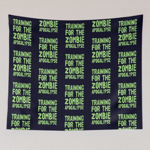 Item preview, Training For The Zombie Apocalypse - Running Humor designed and sold by madtoyman.