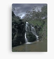 Third Falls Morialta in Moonlight Canvas Print