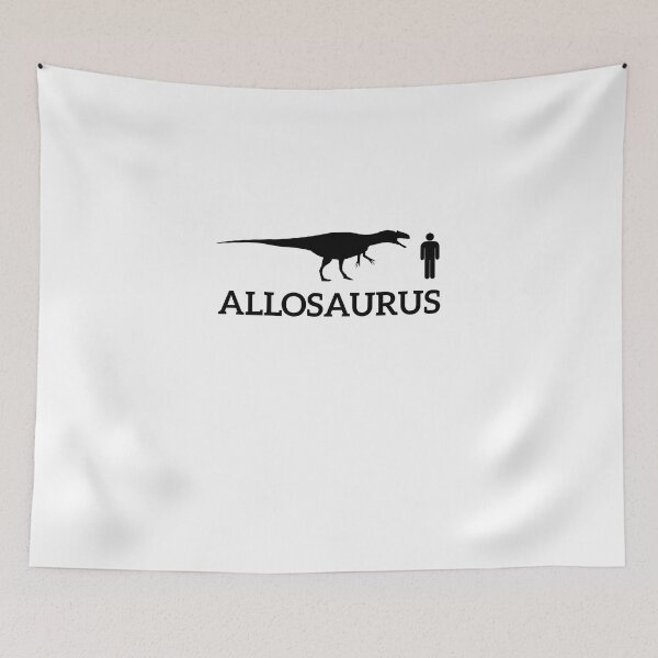 Item preview, Allosaurus with human size comparison designed and sold by Naohiro.
