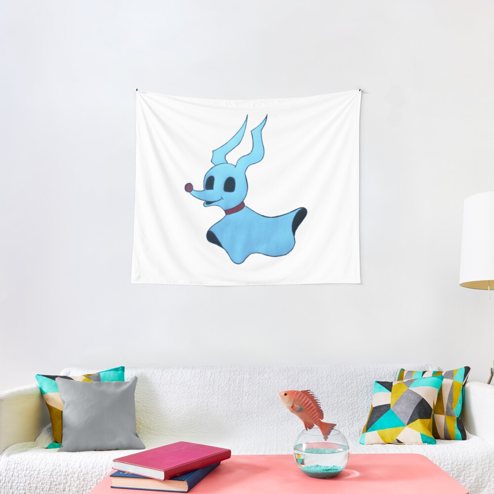 Zero The Ghost Dog Albtraum Vor Weihnachten Wandbehang Von Sldagen Redbubble