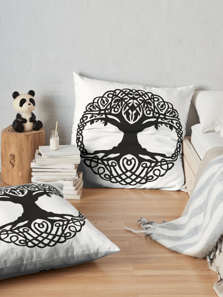 Alternate view of The Tree of Life Floor Pillow