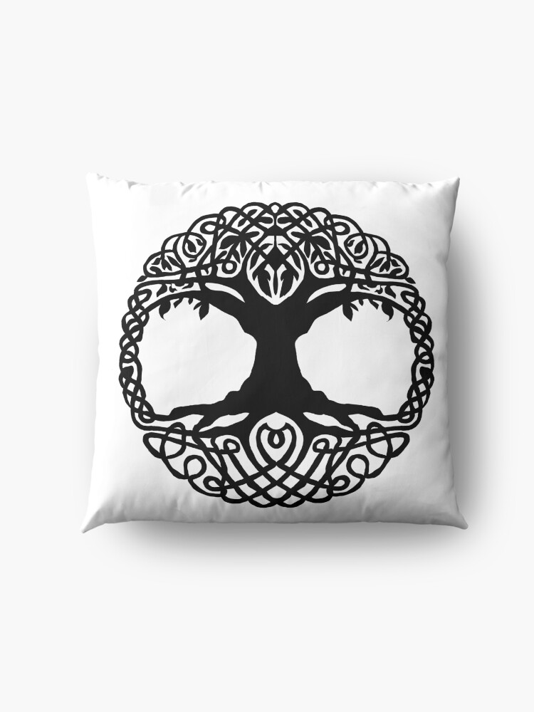Alternate view of The Tree of Life Floor Pillow