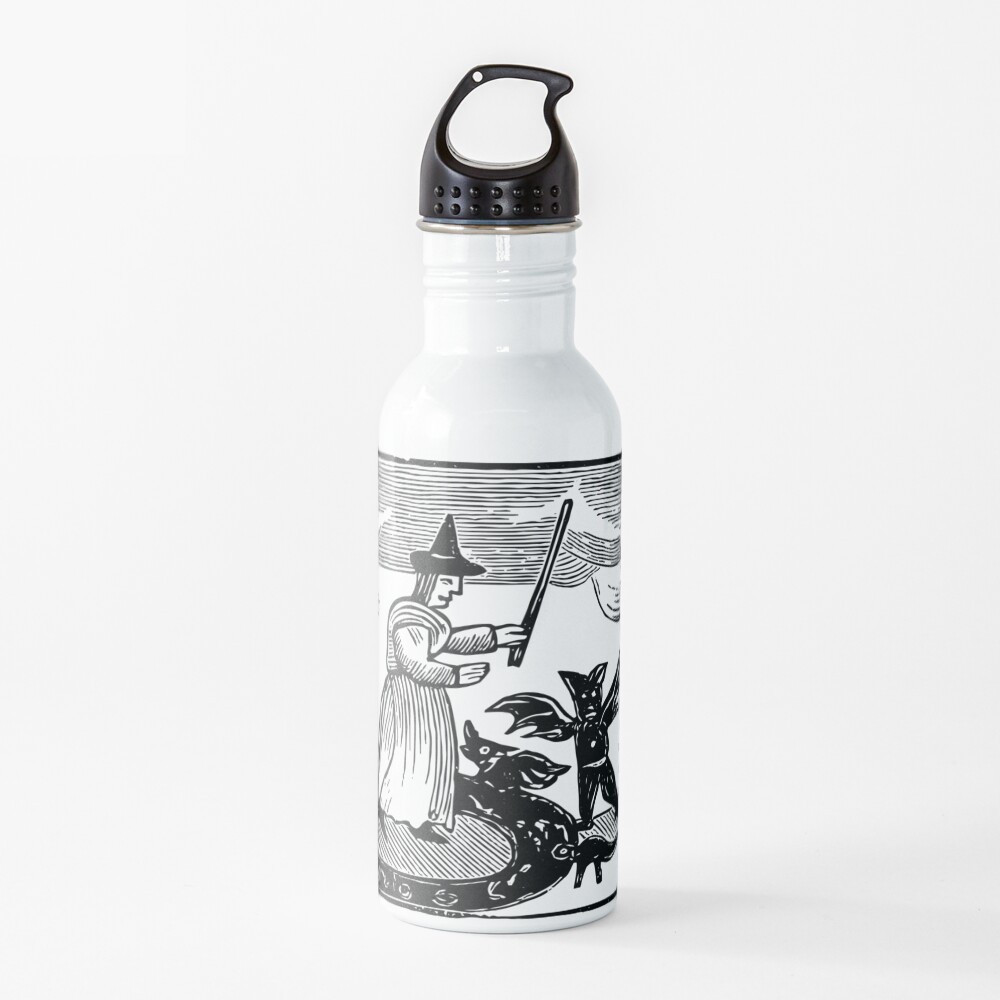 A Witch and Her Demons Water Bottle