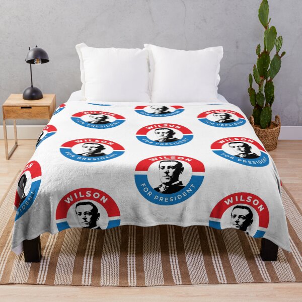 Item preview, President Woodrow Wilson Retro Political Campaign designed and sold by The Junto Shop.