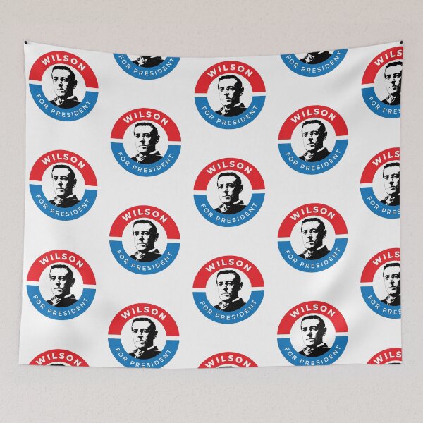Item preview, President Woodrow Wilson Retro Political Campaign designed and sold by The Junto Shop.