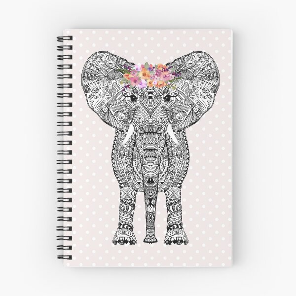 Item preview, FLOWERGIRL ELEPHANT BLUSH DOTS BY Monika Strigel designed and sold by SunlightStudios.