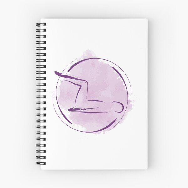 Item preview, Pilates pose with watercolor effect designed and sold by sashica.