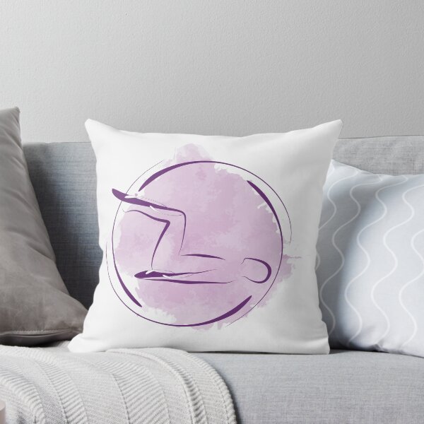 Item preview, Pilates pose with watercolor effect designed and sold by sashica.