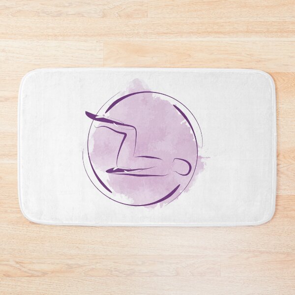 Item preview, Pilates pose with watercolor effect designed and sold by sashica.