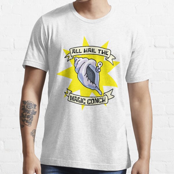 All Hail The Magic Conch T Shirt For Sale By Gnarlynicole Redbubble Sponge T Shirts