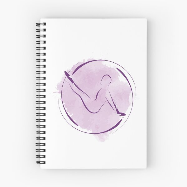 Item preview, Pilates pose with watercolor effect designed and sold by sashica.
