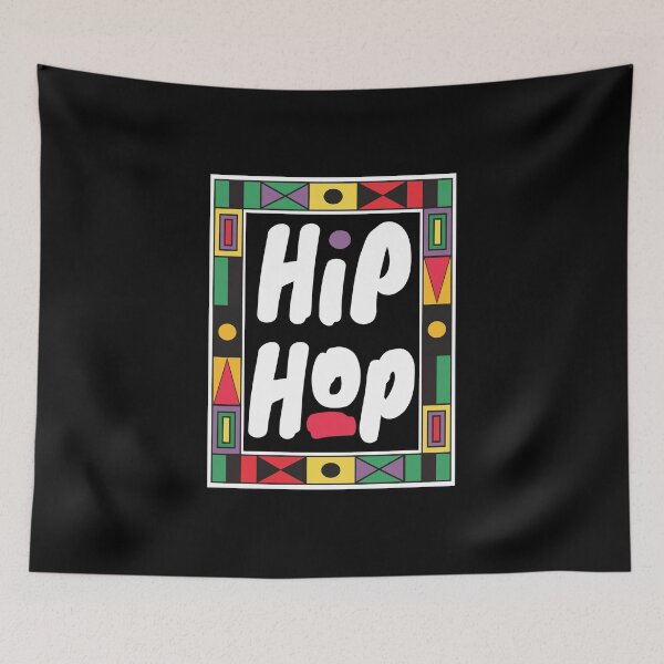 Item preview, Hip Hop rectangle alpha white designed and sold by Scoopivich.