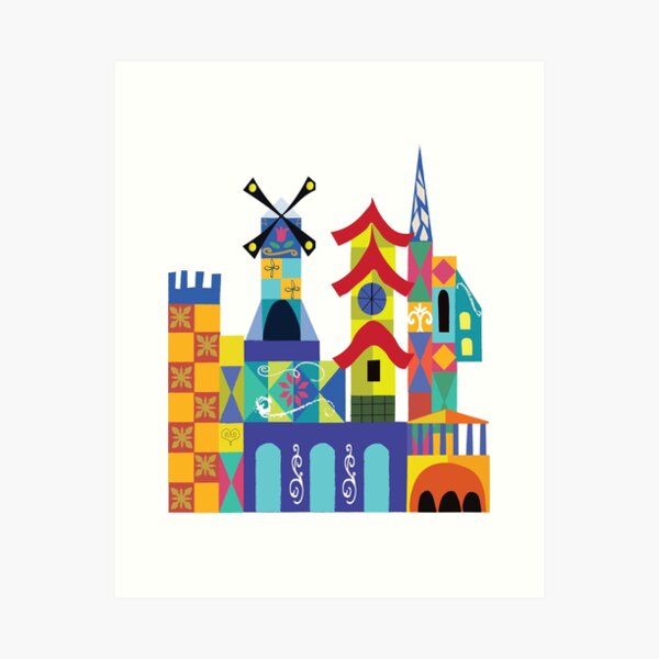 Mary Blair City Scapes Art Print