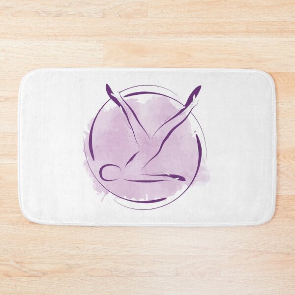Item preview, Pilates pose with watercolor effect designed and sold by sashica.
