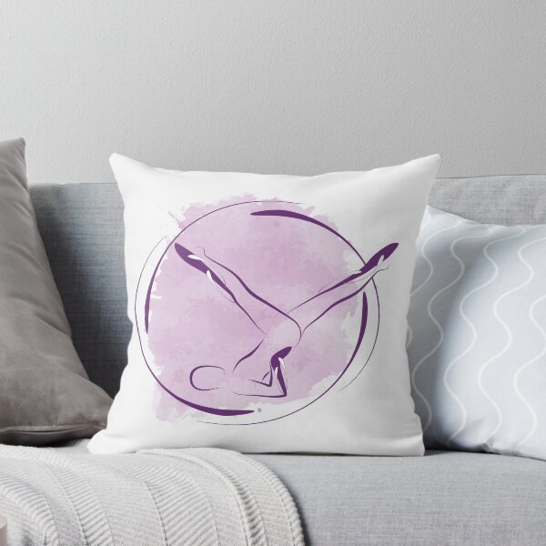 Item preview,  Pilates pose with watercolor effect designed and sold by sashica.