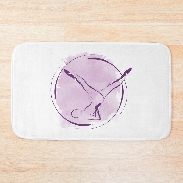 Item preview,  Pilates pose with watercolor effect designed and sold by sashica.