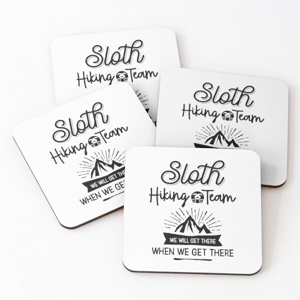 Item preview, Sloth Hiking Team We Will Get There When We Get There designed and sold by cidolopez.