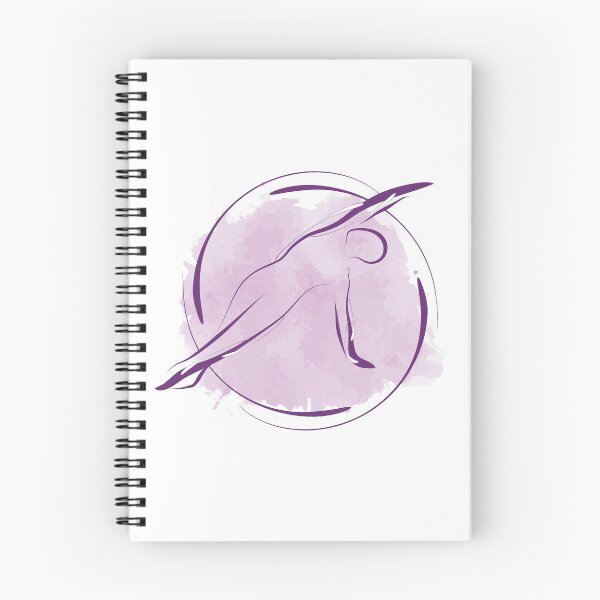 Item preview, Pilates pose with watercolor effect designed and sold by sashica.