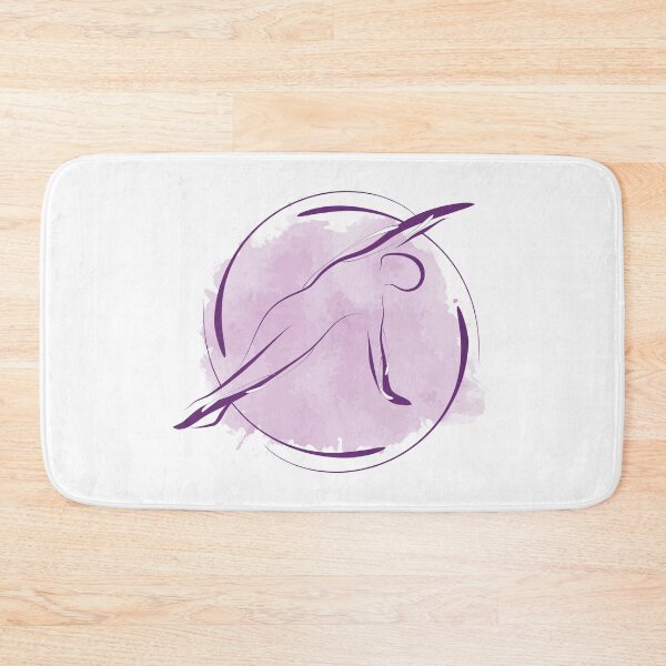 Item preview, Pilates pose with watercolor effect designed and sold by sashica.