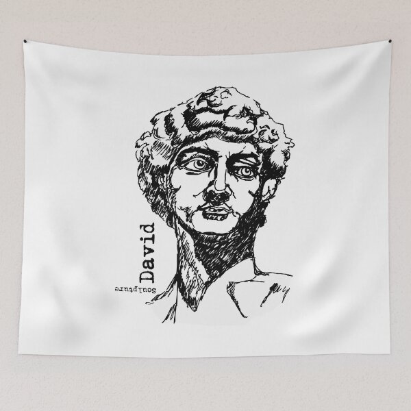 Item preview,  Biblical hero David David is a masterpiece of Renaissance sculpture | David (Michelangelo) sketch art  designed and sold by KARTICK DUTTA.