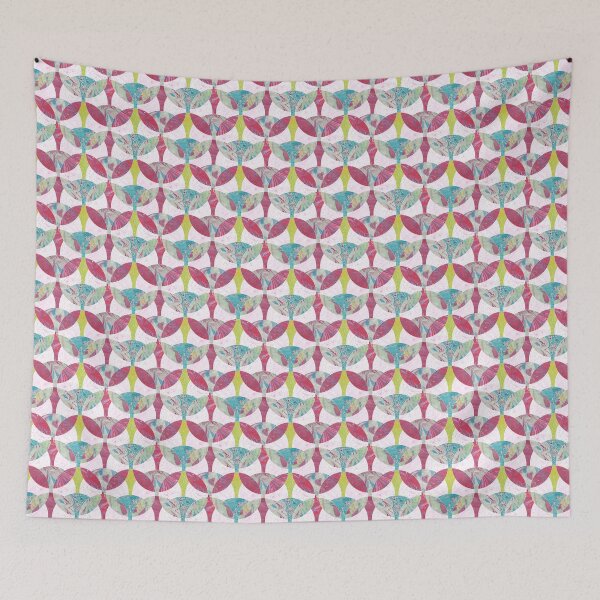 Item preview, Quilt Pattern in Mid Century Style Circles designed and sold by MarbleCloud.