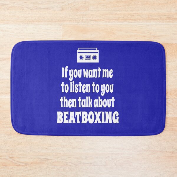 Item preview, If You Want Me To Listen To You Then Talk About Beatboxing designed and sold by Merch-Tees.