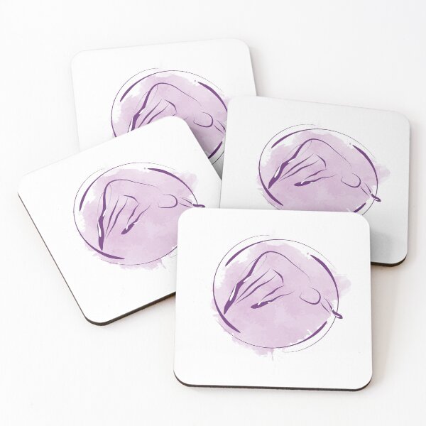 Item preview, Pilates pose with watercolor effect designed and sold by sashica.