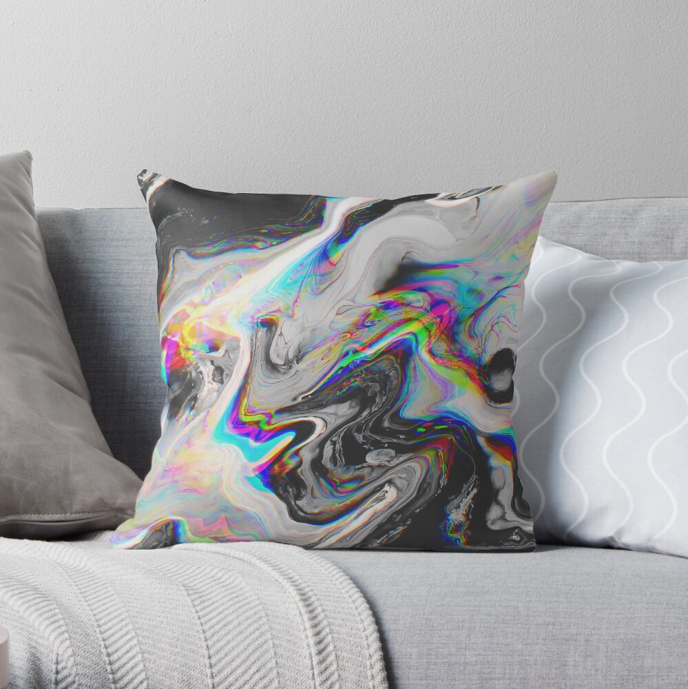 CONFUSION IN HER EYES THAT SAYS IT ALL Throw Pillow