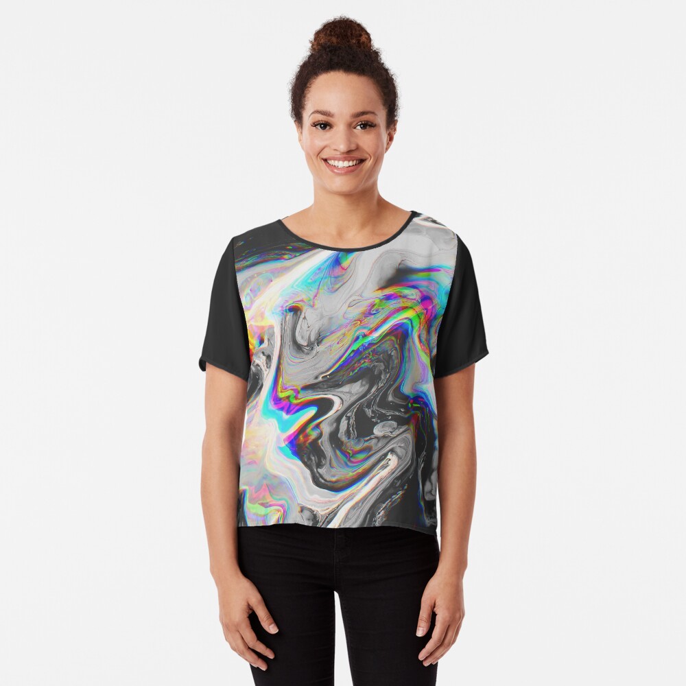CONFUSION IN HER EYES THAT SAYS IT ALL Chiffon Top