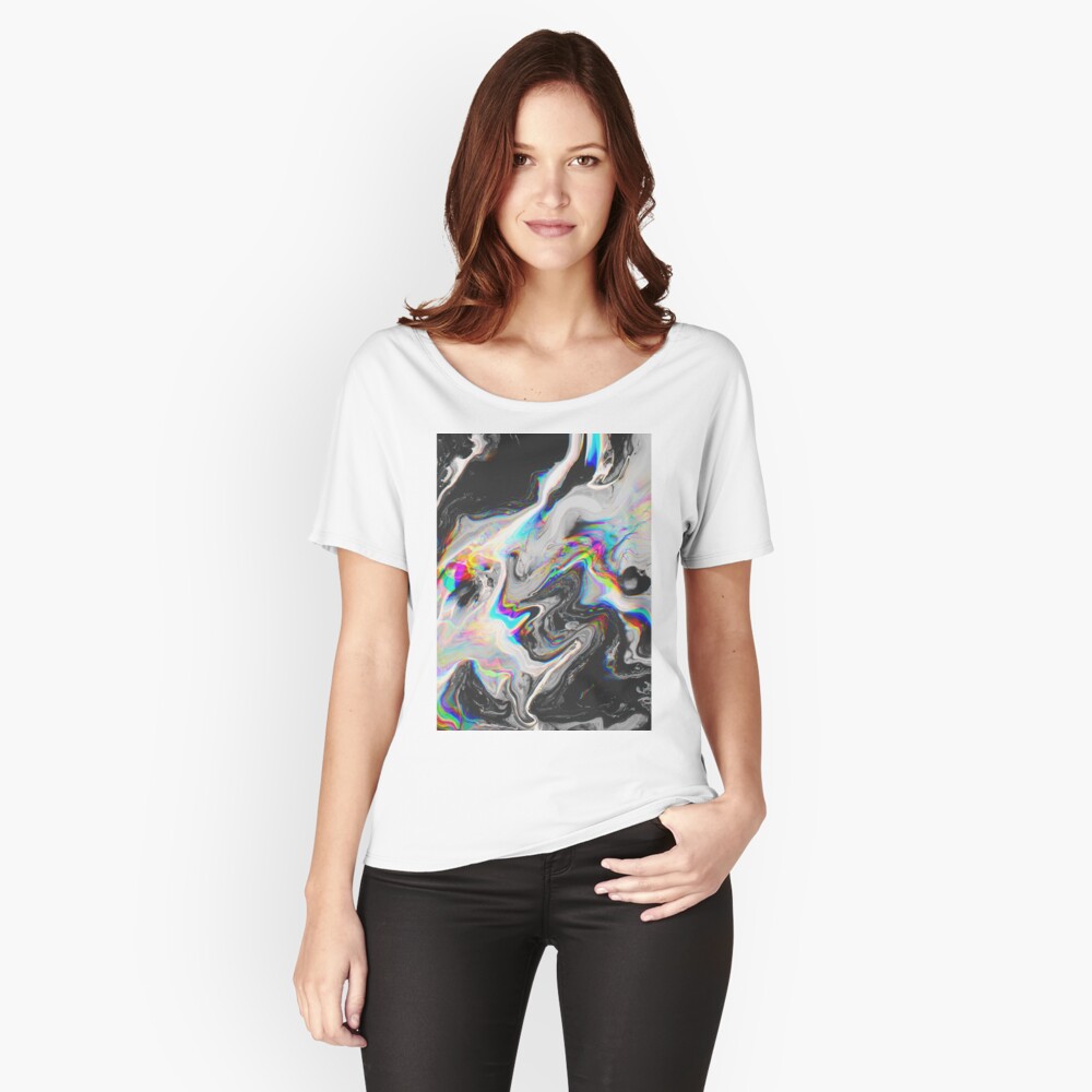 CONFUSION IN HER EYES THAT SAYS IT ALL Relaxed Fit T-Shirt