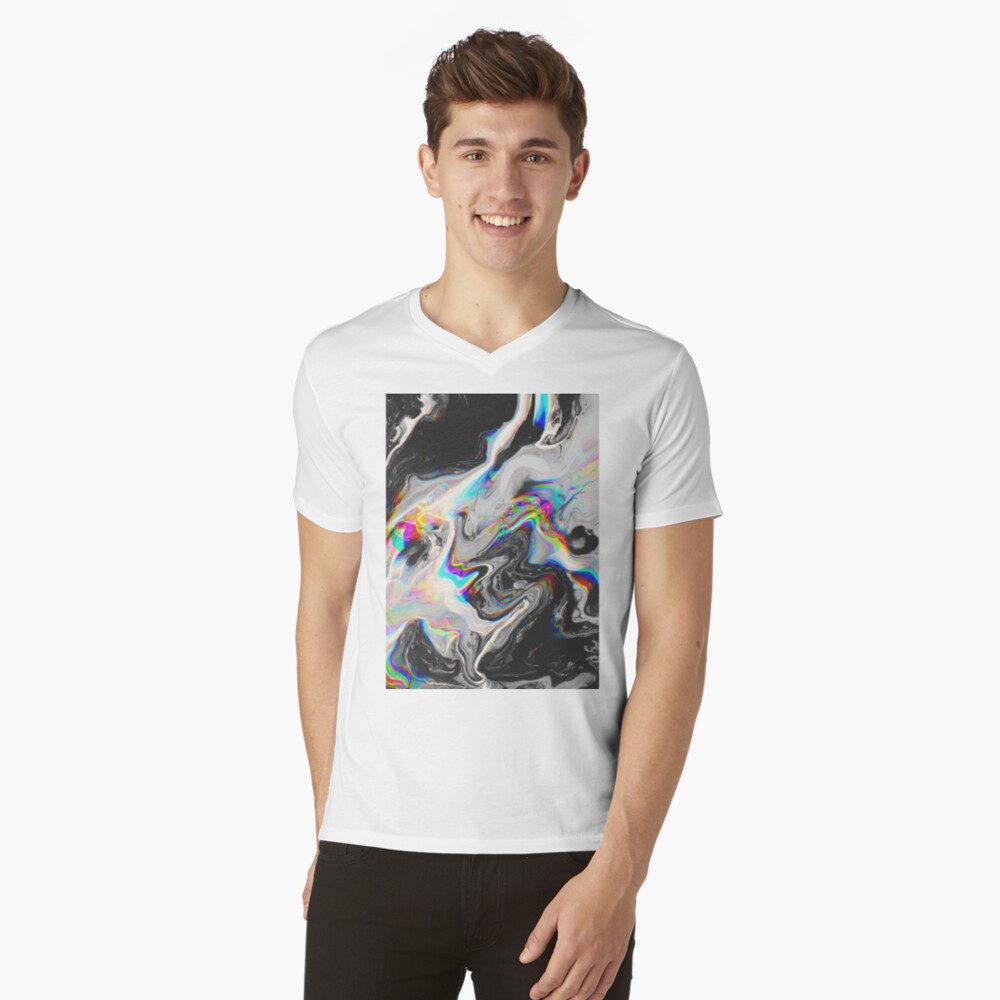 CONFUSION IN HER EYES THAT SAYS IT ALL V-Neck T-Shirt