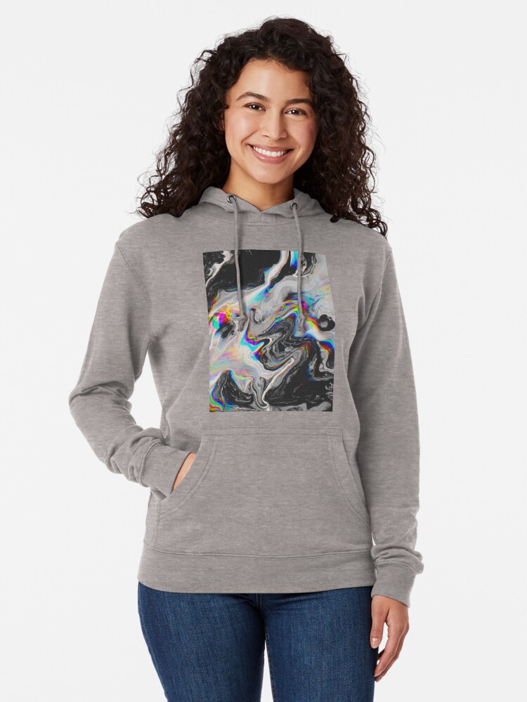 Alternate view of CONFUSION IN HER EYES THAT SAYS IT ALL Lightweight Hoodie